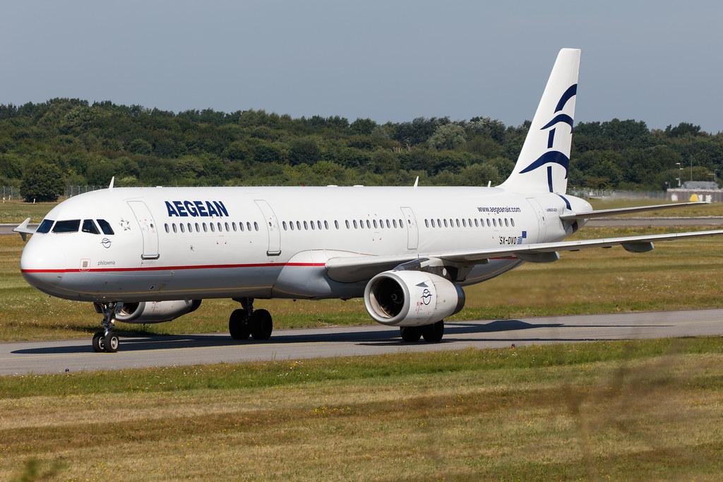 Hamburg Airport: Aegean Airlines (A3 / AEE) |  Airbus A321-231 A321 | SX-DVO | MSN 3462