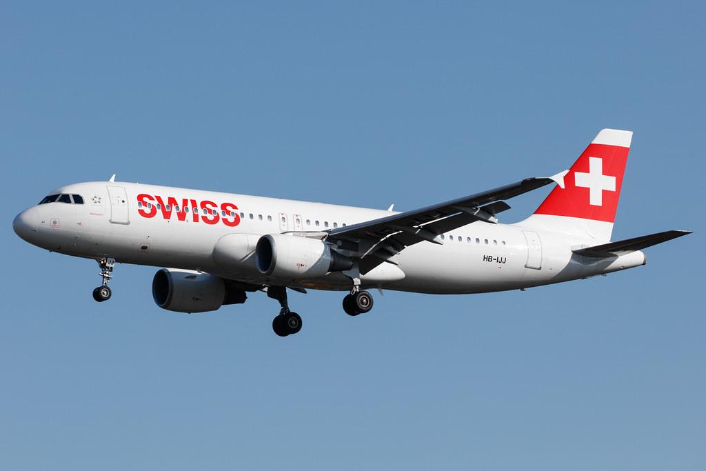 Hamburg Airport: Swiss (LX / SWR) |  Airbus A320-214 A320 | HB-IJJ | MSN 0585