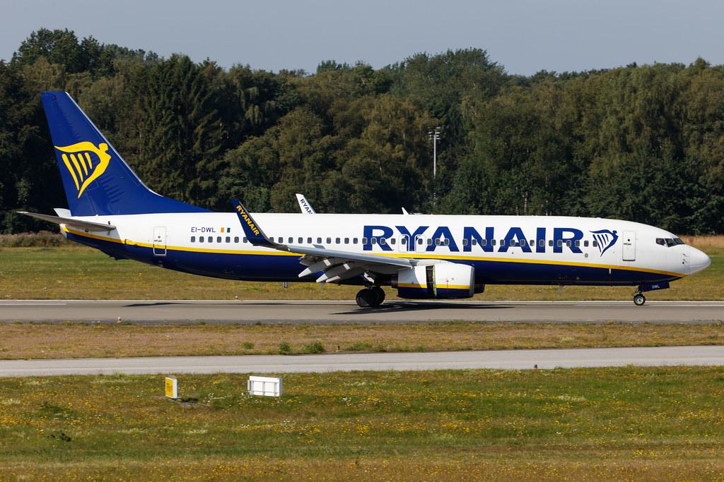Hamburg Airport: Ryanair (FR / RYR) |  Boeing 737-8AS B738 | EI-DWL | MSN 33618