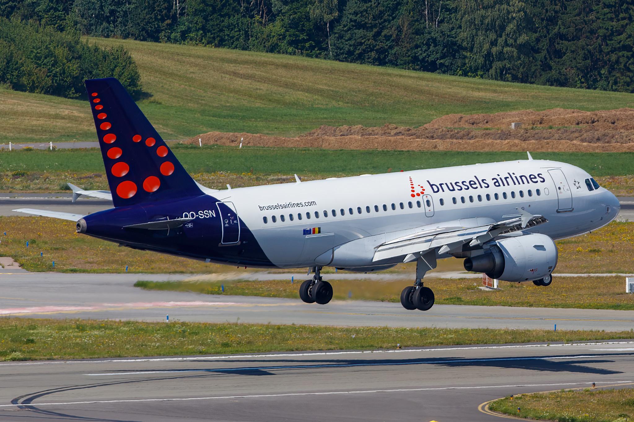 Hamburg Airport: Brussels Airlines (SN / BEL) |  Airbus A319-112 A319 | OO-SSN | MSN 1963