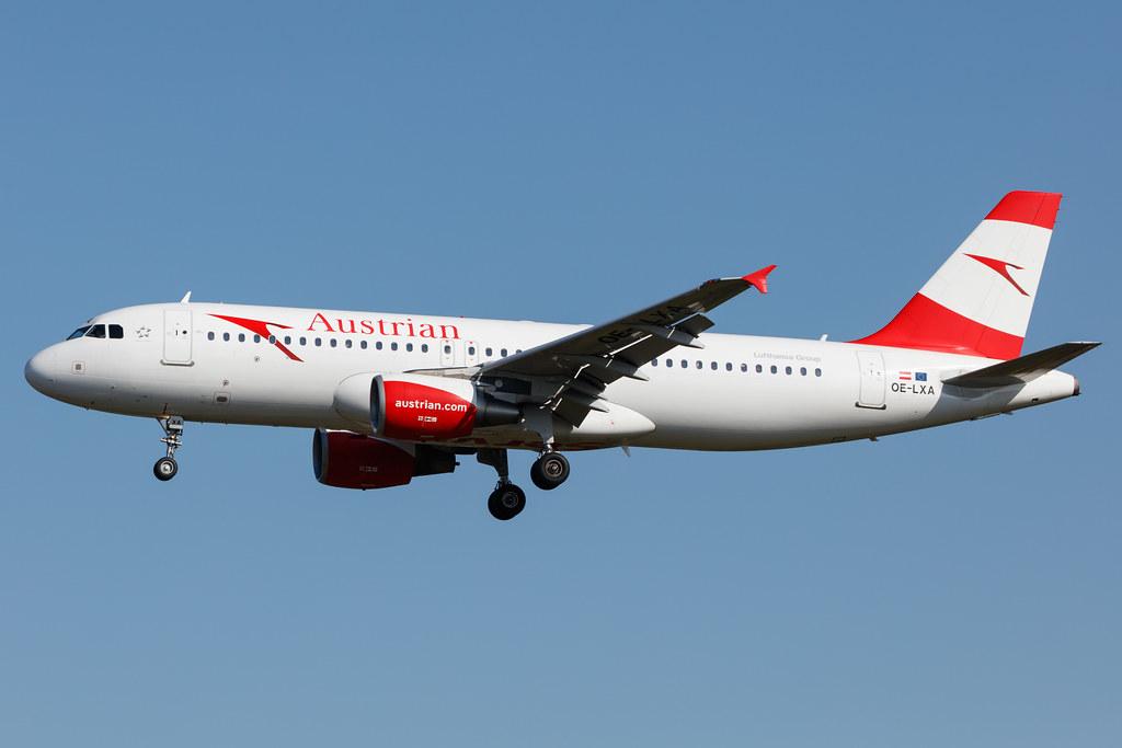 Hamburg Airport: Austrian Airlines (OS / AUA) |  Airbus A320-216 A320 | OE-LXA | MSN 3295