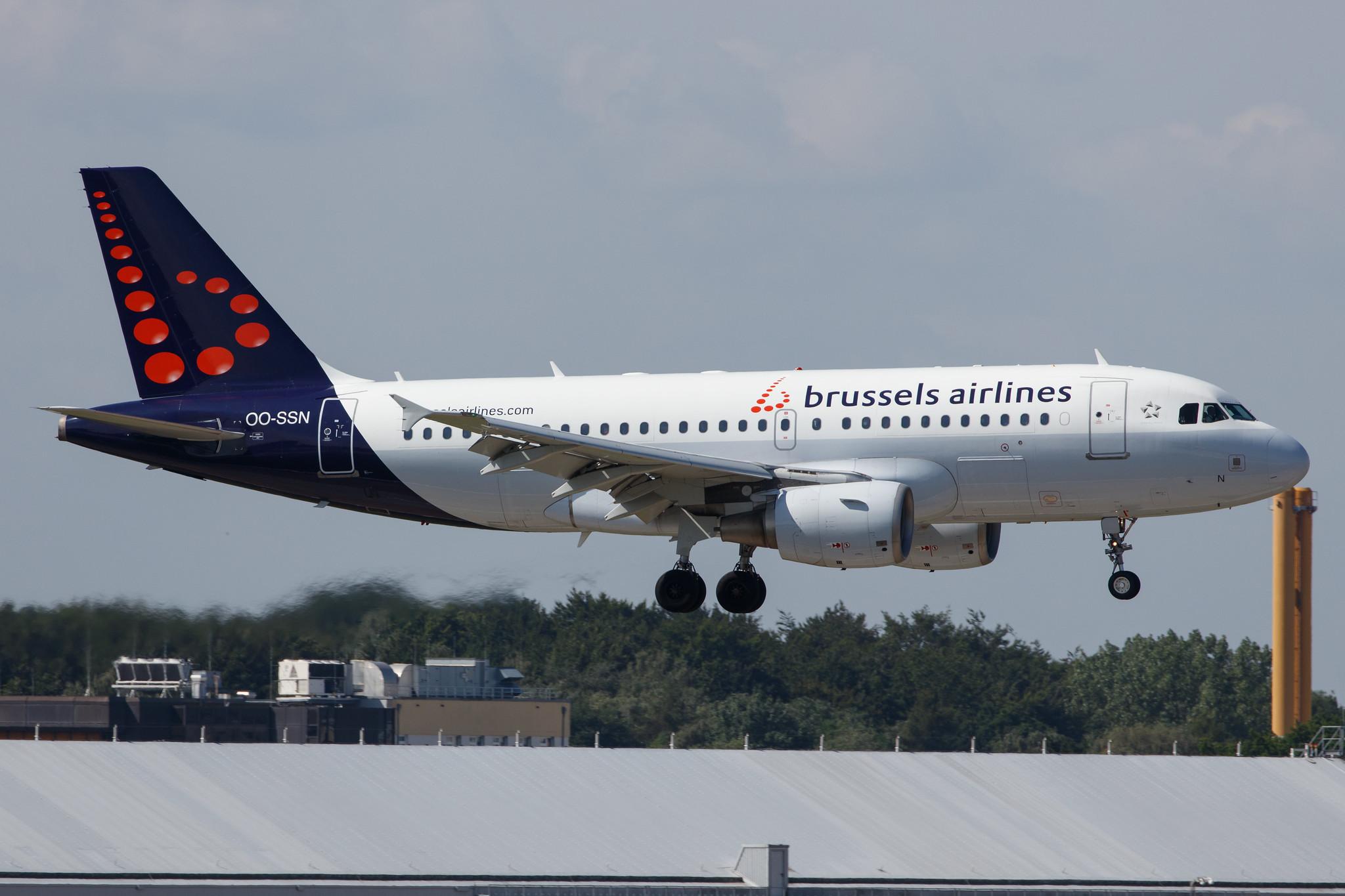 Hamburg Airport: Brussels Airlines (SN / BEL) |  Airbus A319-112 A319 | OO-SSN | MSN 1963