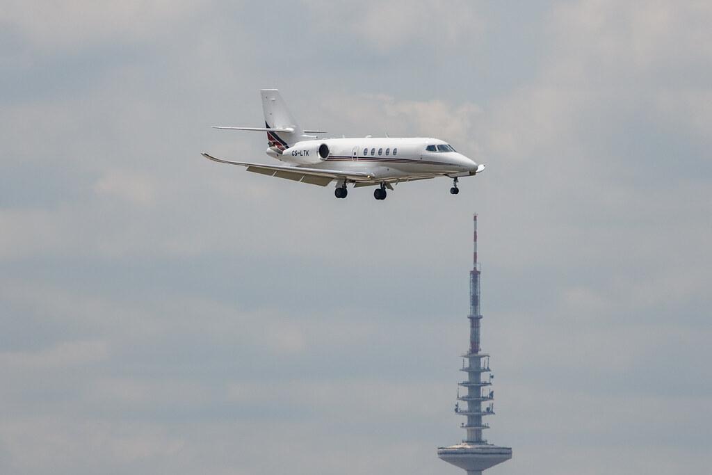 Hamburg Airport: NetJets Europe (/ NJE) |  Cessna 680A Citation Latitude C68A | CS-LTK | MSN 680A-0183