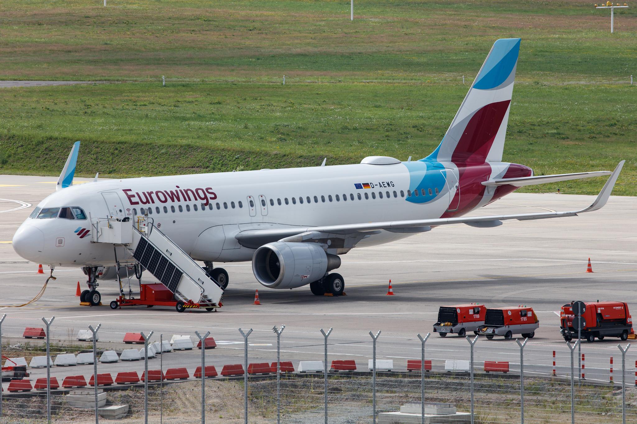 Hamburg Airport: Eurowings (EW / EWG) |  Airbus A320-214 A320 | D-AEWG | MSN 7121