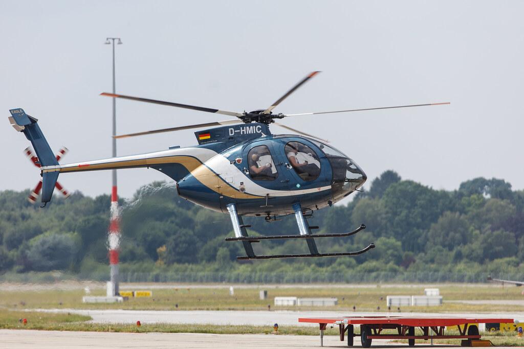 Hamburg Airport: DHD Heliservice |  Hughes 369E H500 | D-HMIC | MSN 0362E