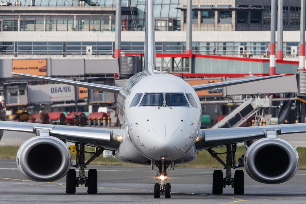 Hamburg Airport: Air France (AF / AFR) | Operator: Air France Hop |  Embraer E190STD E190 | F-HBLM | MSN 19000768