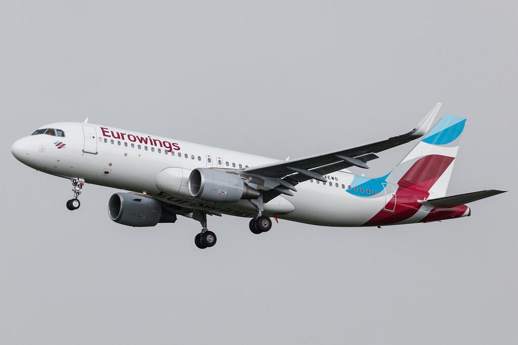 Hamburg Airport: Eurowings (EW / EWG) |  Airbus A320-214 A320 | D-AEWO | MSN 7394