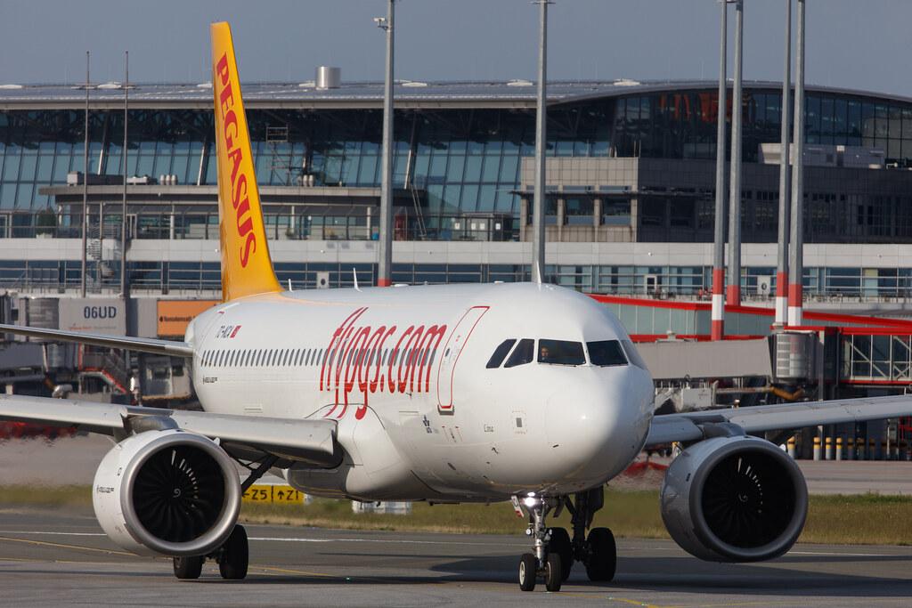 Hamburg Airport: Pegasus (PC / PGT) | Operator: Pegasus Airlines |  Airbus A320-251N A20N | TC-NCA | MSN 8868