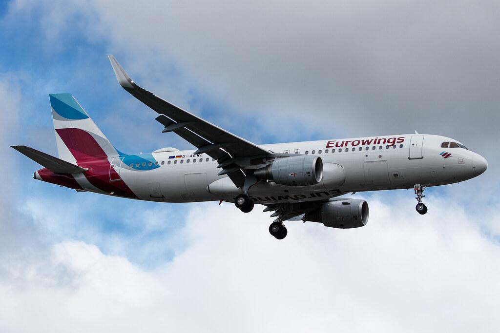 Hamburg Airport: Eurowings (EW / EWG) |  Airbus A320-214 A320 | D-AEWL | MSN 7263
