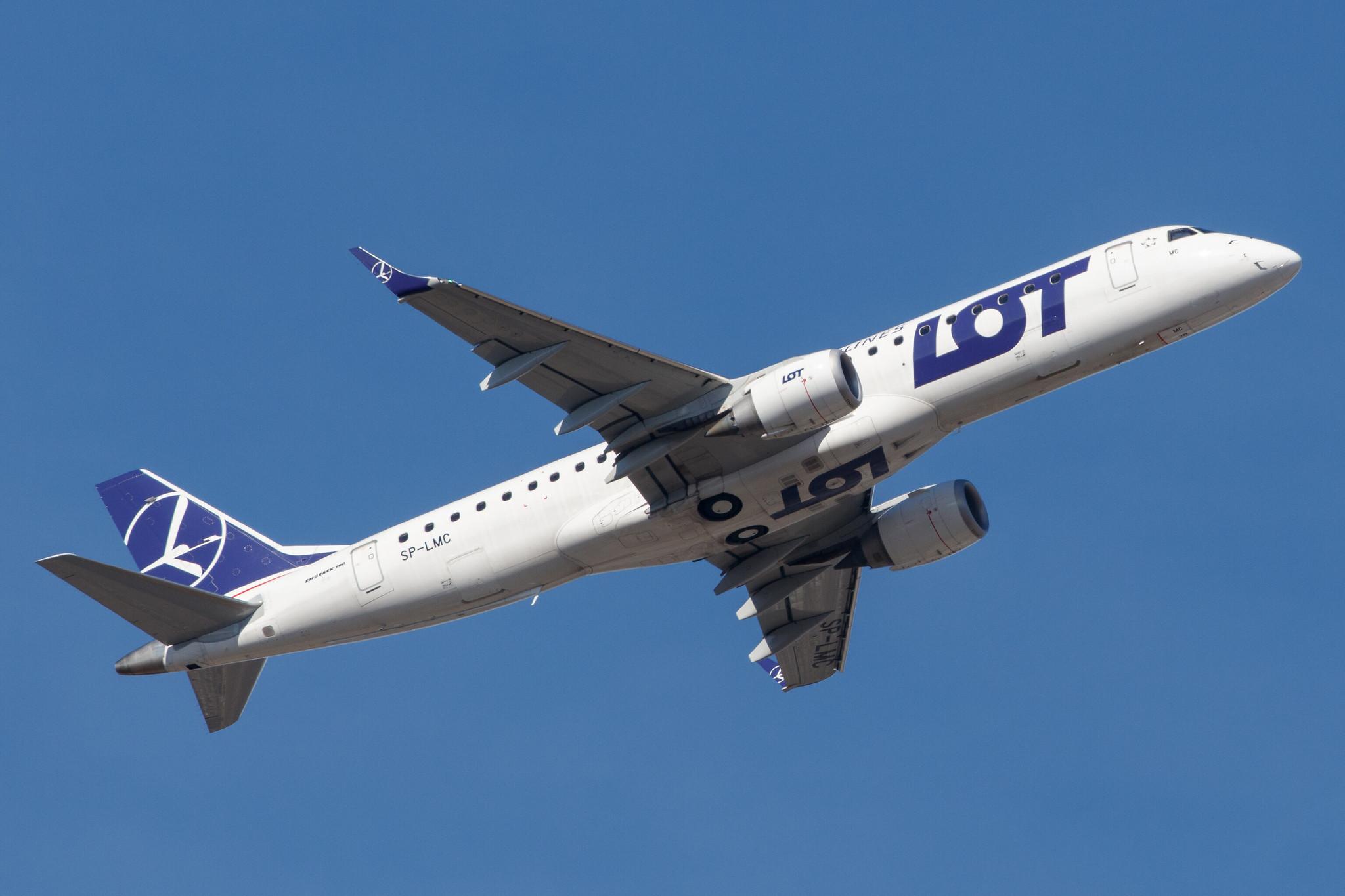 Frankfurt Airport: LOT (LO / LOT) |  Embraer E190STD E190 | SP-LMC | MSN 19000763