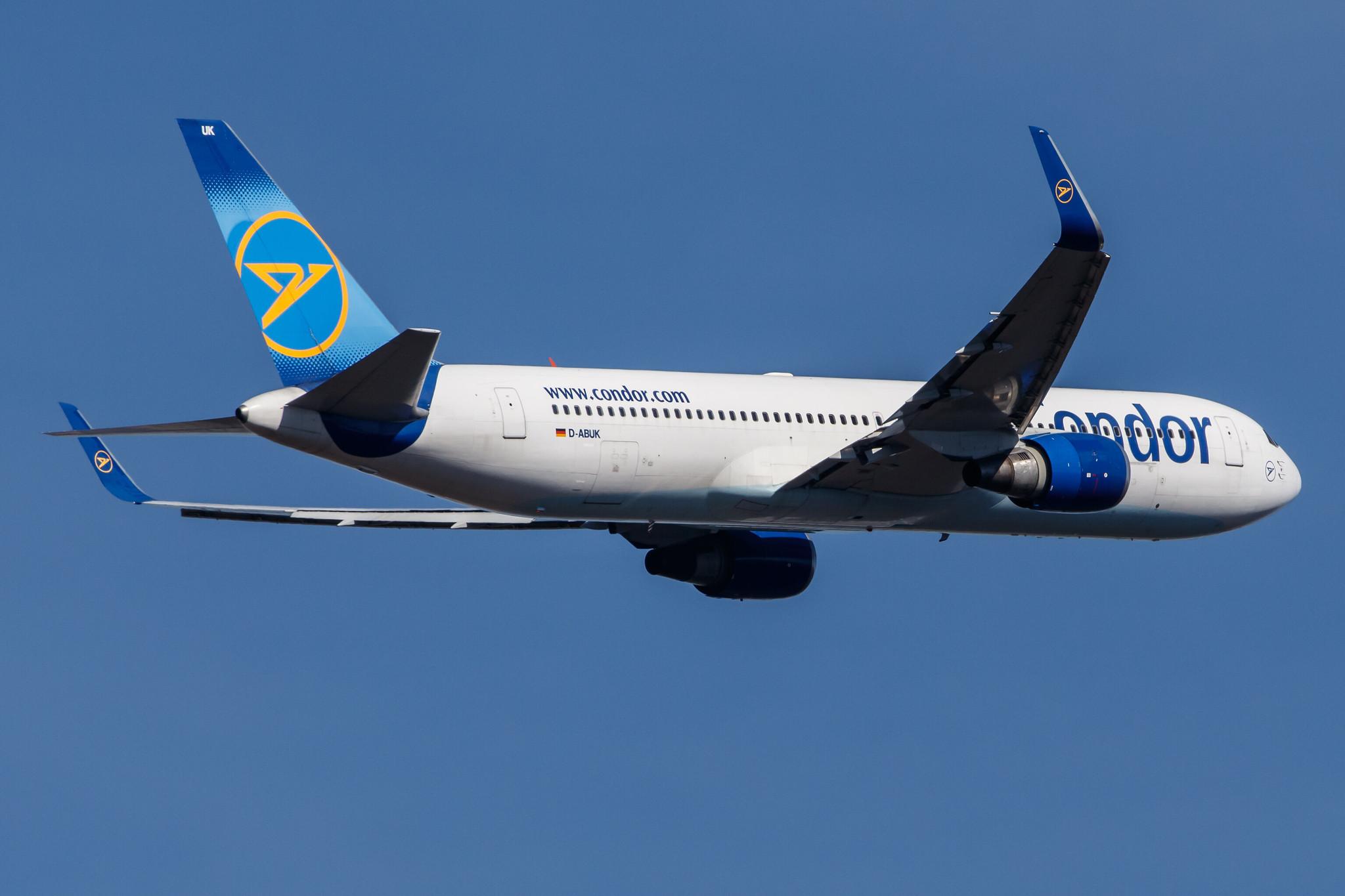 Frankfurt Airport: Condor (DE / CFG) |  Boeing 767-343(ER) B763 | D-ABUK | MSN 30009