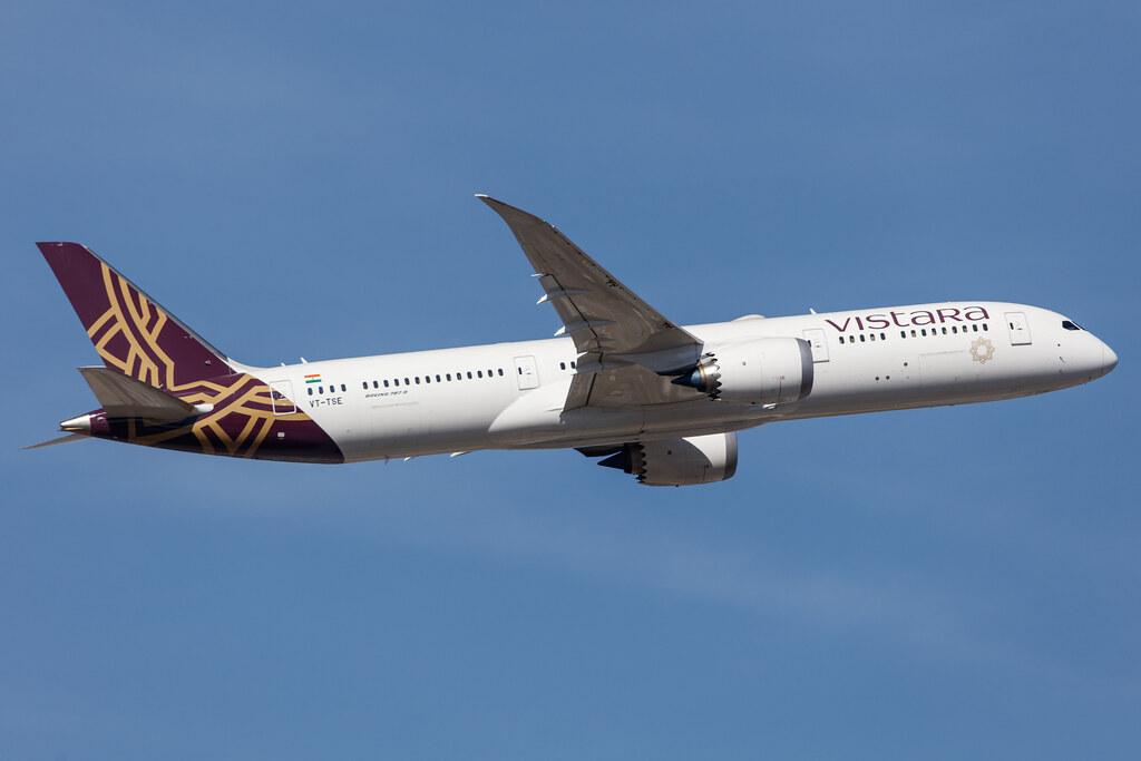 Frankfurt Airport: Vistara (UK / VTI) |  Boeing 787-9 Dreamliner B789 | VT-TSE | MSN 66527