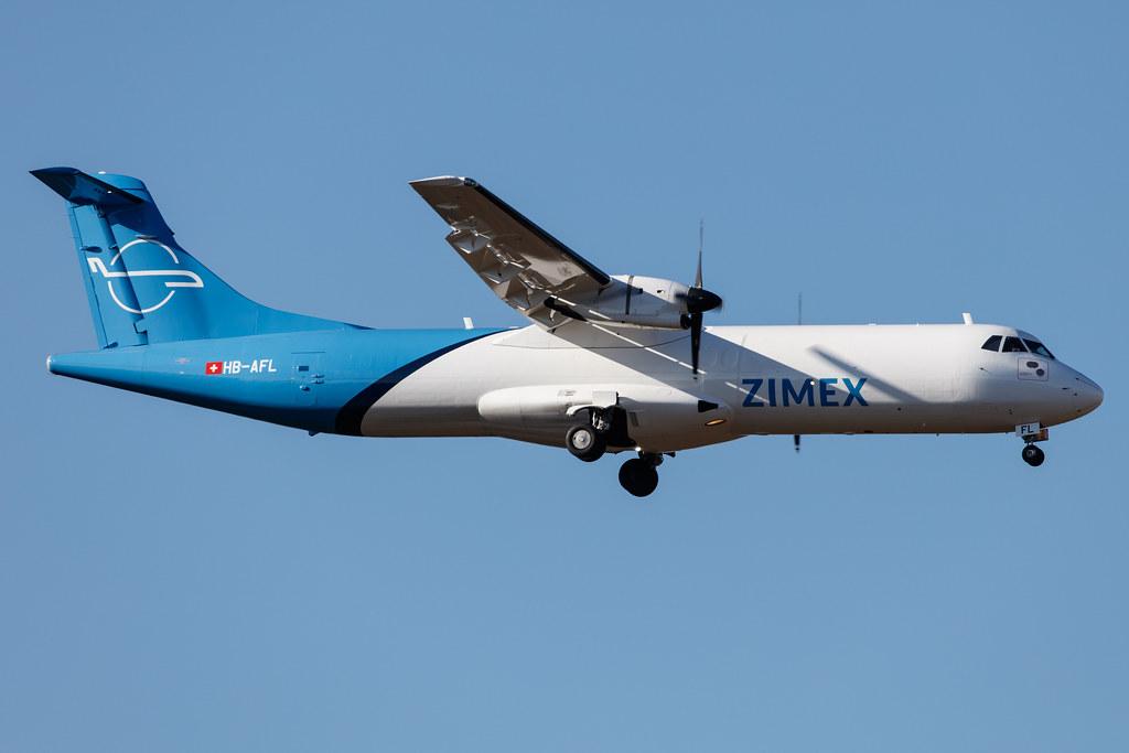 Frankfurt Airport: Zimex Aviation (XM / IMX) |  ATR 72-202(F) AT72 | HB-AFL | MSN 0222