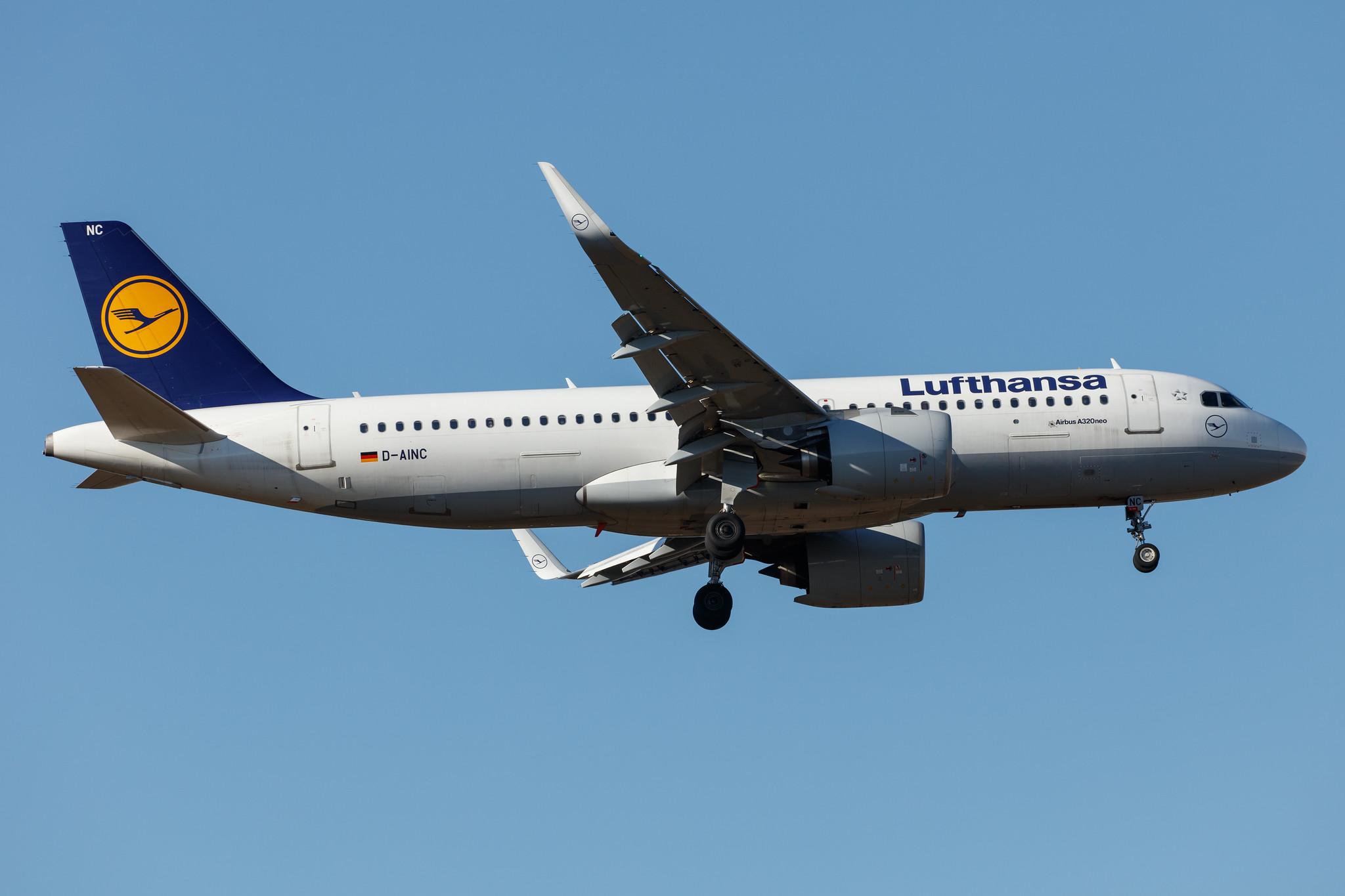 Frankfurt Airport: Lufthansa (LH / DLH) |  Airbus A320-271N A20N | D-AINC | MSN 6920