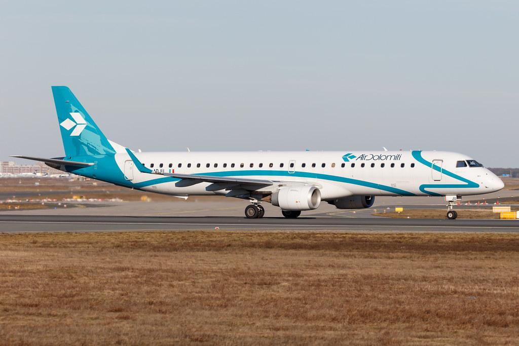 Frankfurt Airport: Air Dolomiti (EN / DLA) |  Embraer E195LR E195 | I-ADJU | MSN 19000290
