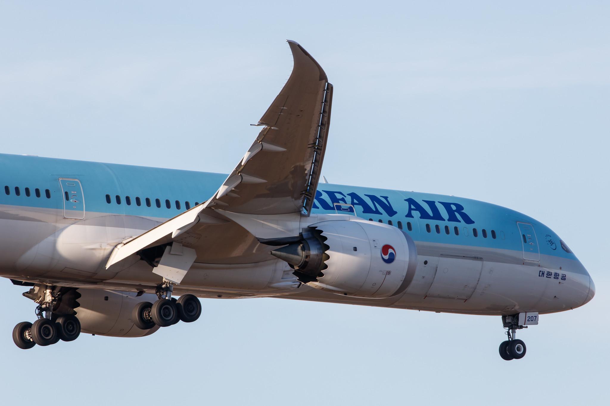 Frankfurt Airport: Korean Air (KE / KAL) |  Boeing 787-9 Dreamliner B789 | HL7207 | MSN 34816