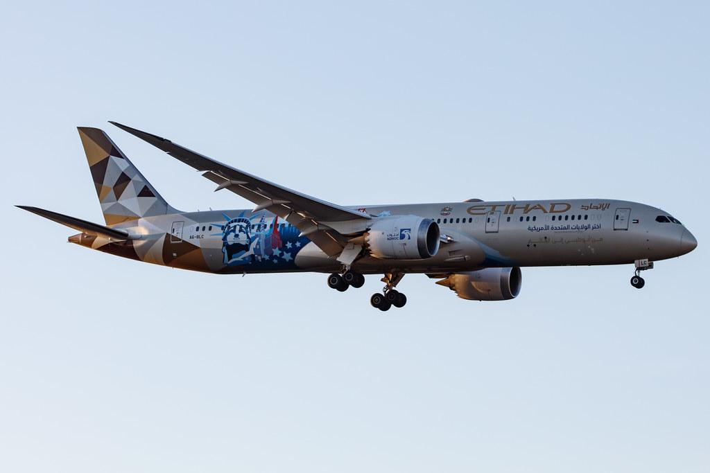 Frankfurt Airport: Etihad (EY / ETD) | Operator: Etihad Airways | Livery: ADNOC - Choose the USA Livery | Boeing 787-9 Dreamliner B789 | A6-BLC | MSN 39648