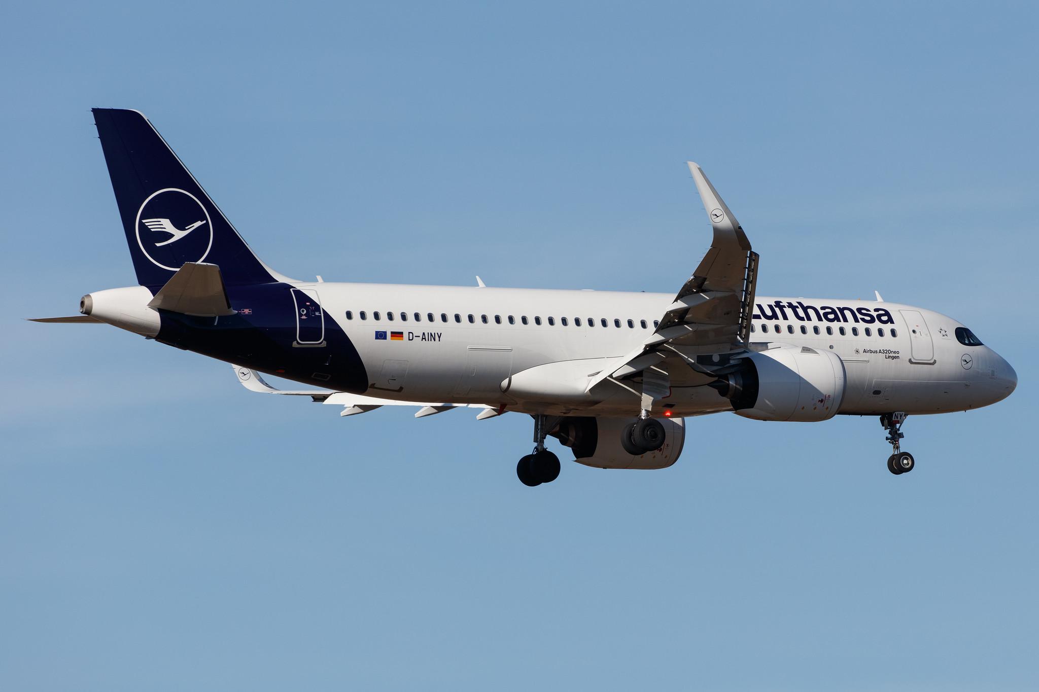Frankfurt Airport: Lufthansa (LH / DLH) |  Airbus A320-271N A20N | D-AINY | MSN 9453