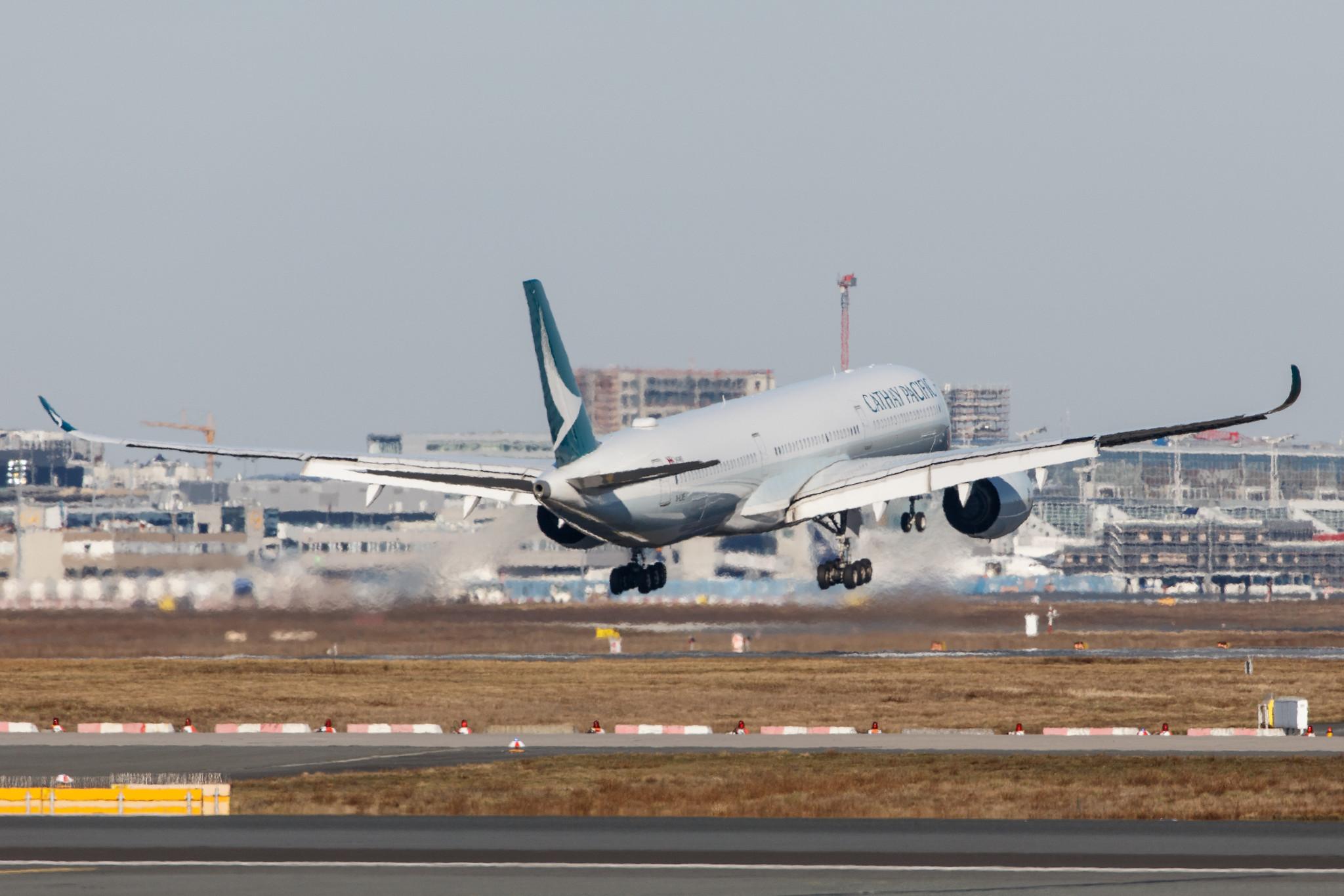 Frankfurt Airport: Cathay Pacific (CX / CPA) |  Airbus A350-1041 A35K | B-LXE | MSN 225