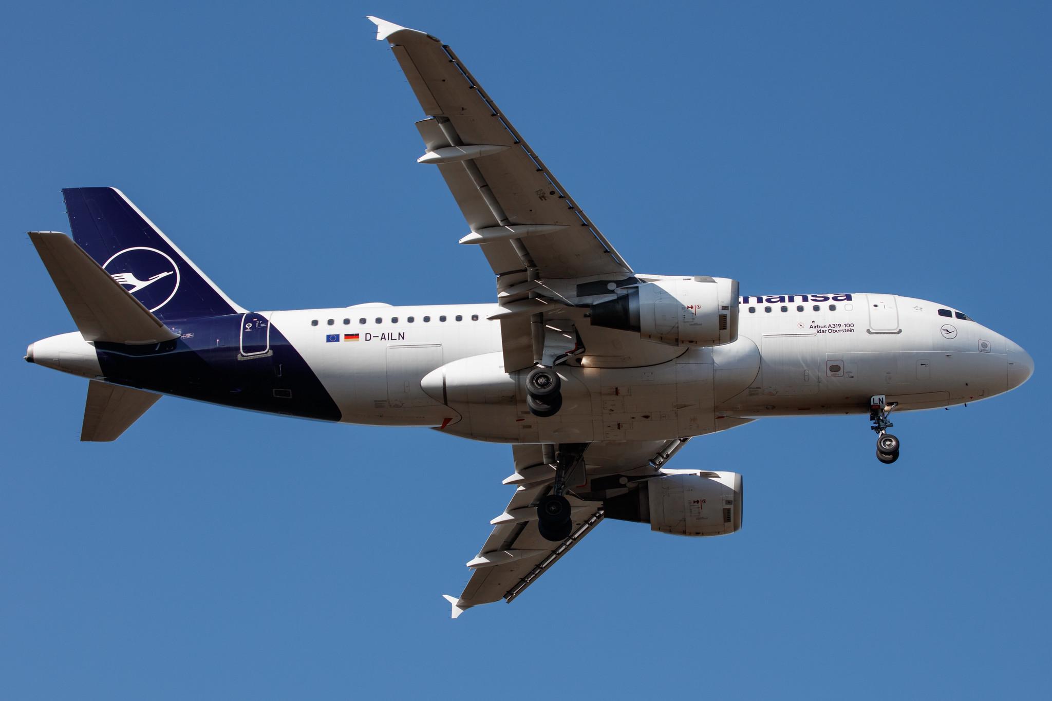 Frankfurt Airport: Lufthansa (LH / DLH) |  Airbus A319-114 A319 | D-AILN | MSN 0700