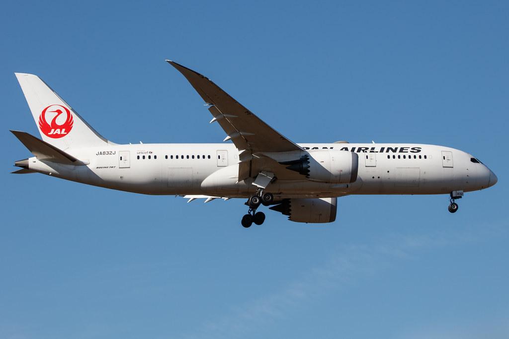 Frankfurt Airport: Japan Airlines (JL / JAL) |  Boeing 787-8 Dreamliner B788 | JA832J | MSN 34844