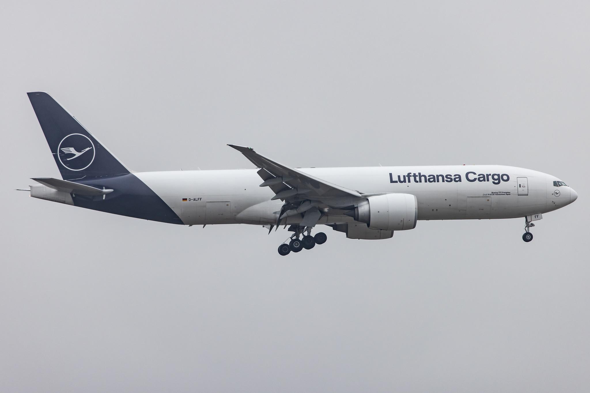 Frankfurt Airport: Lufthansa Cargo (/ GEC) |  Boeing 777-F B77L | D-ALFF | MSN 66089
