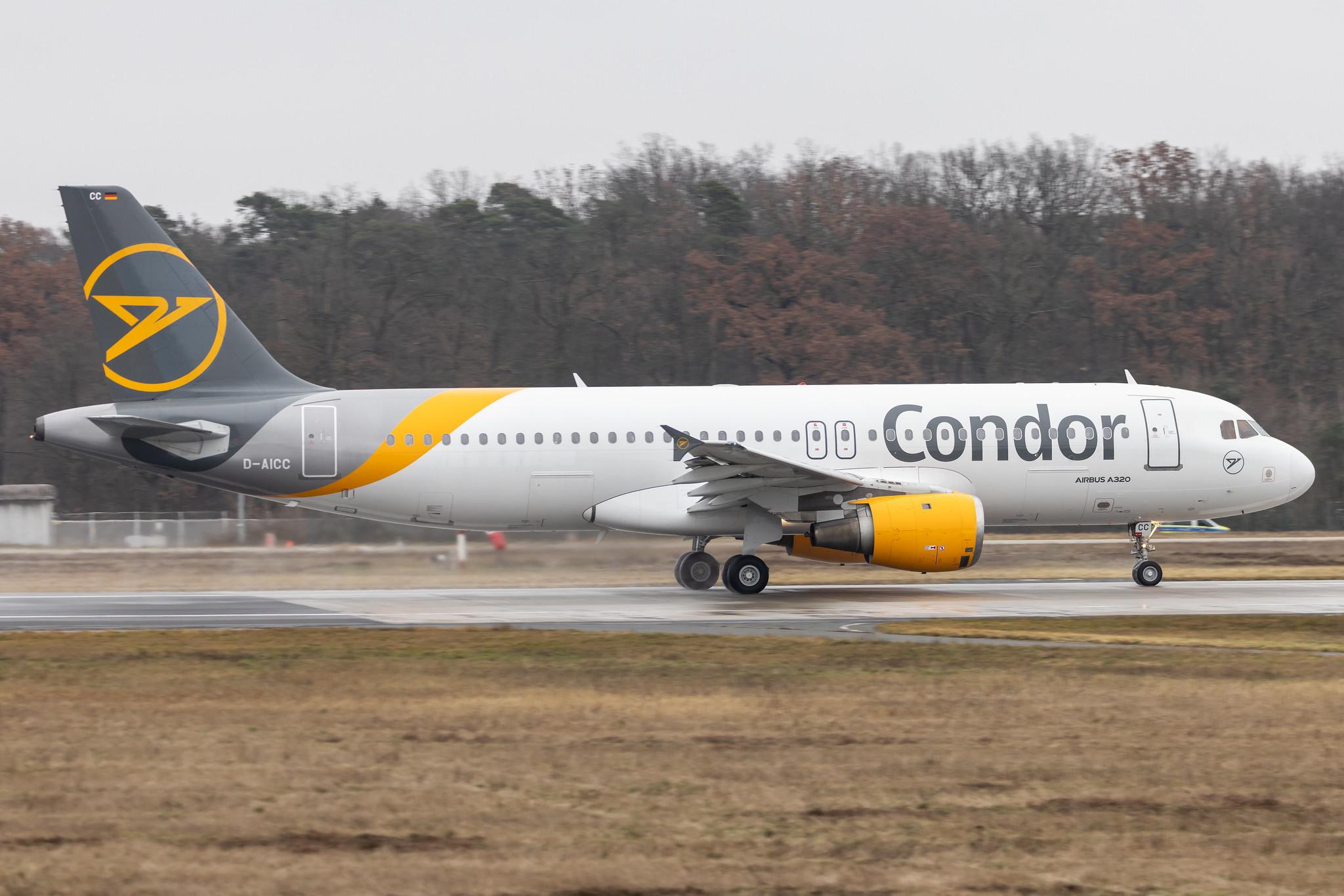 Frankfurt Airport: Condor (DE / CFG) |  Airbus A320-212 A320 | D-AICC | MSN 0809
