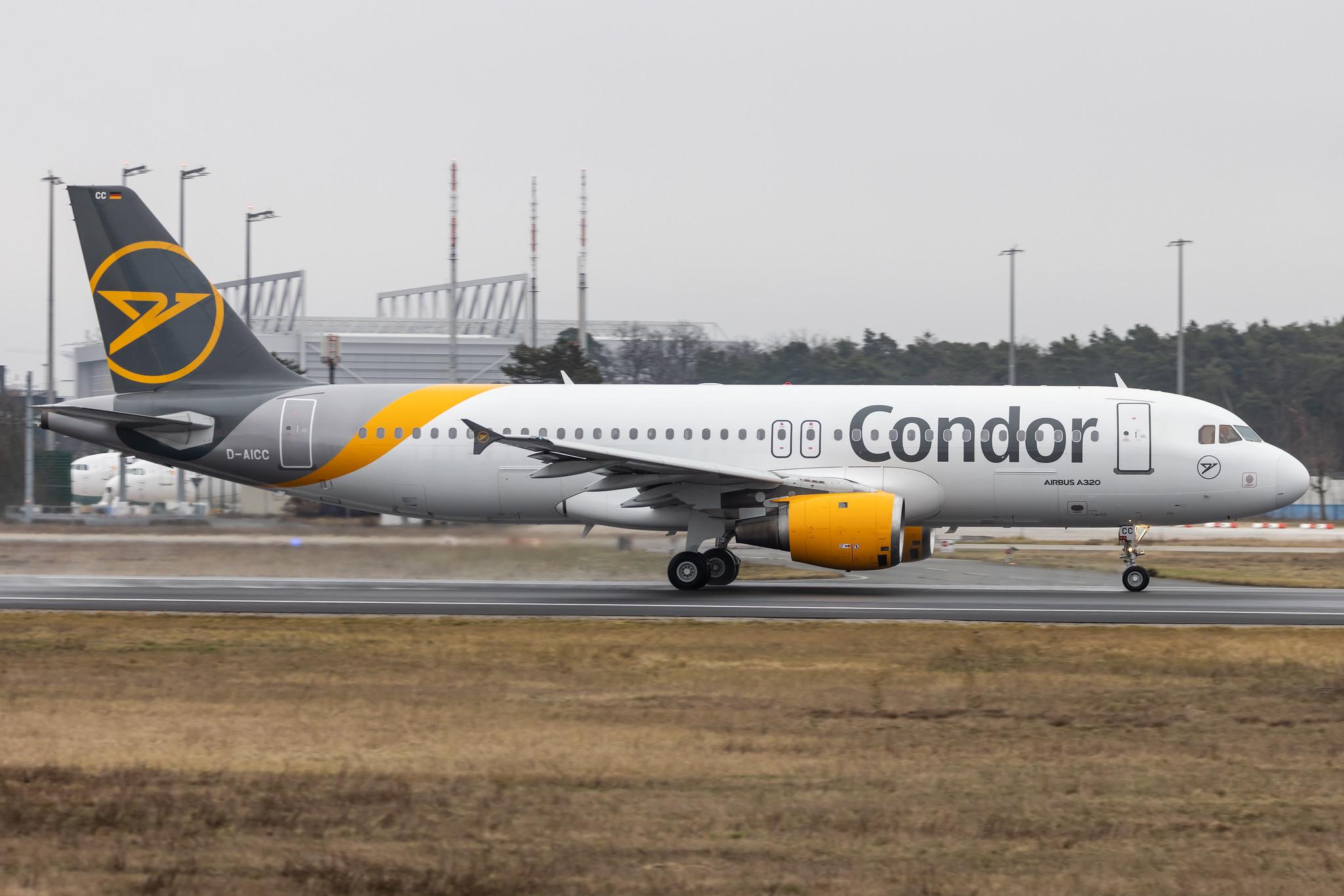 Frankfurt Airport: Condor (DE / CFG) |  Airbus A320-212 A320 | D-AICC | MSN 0809