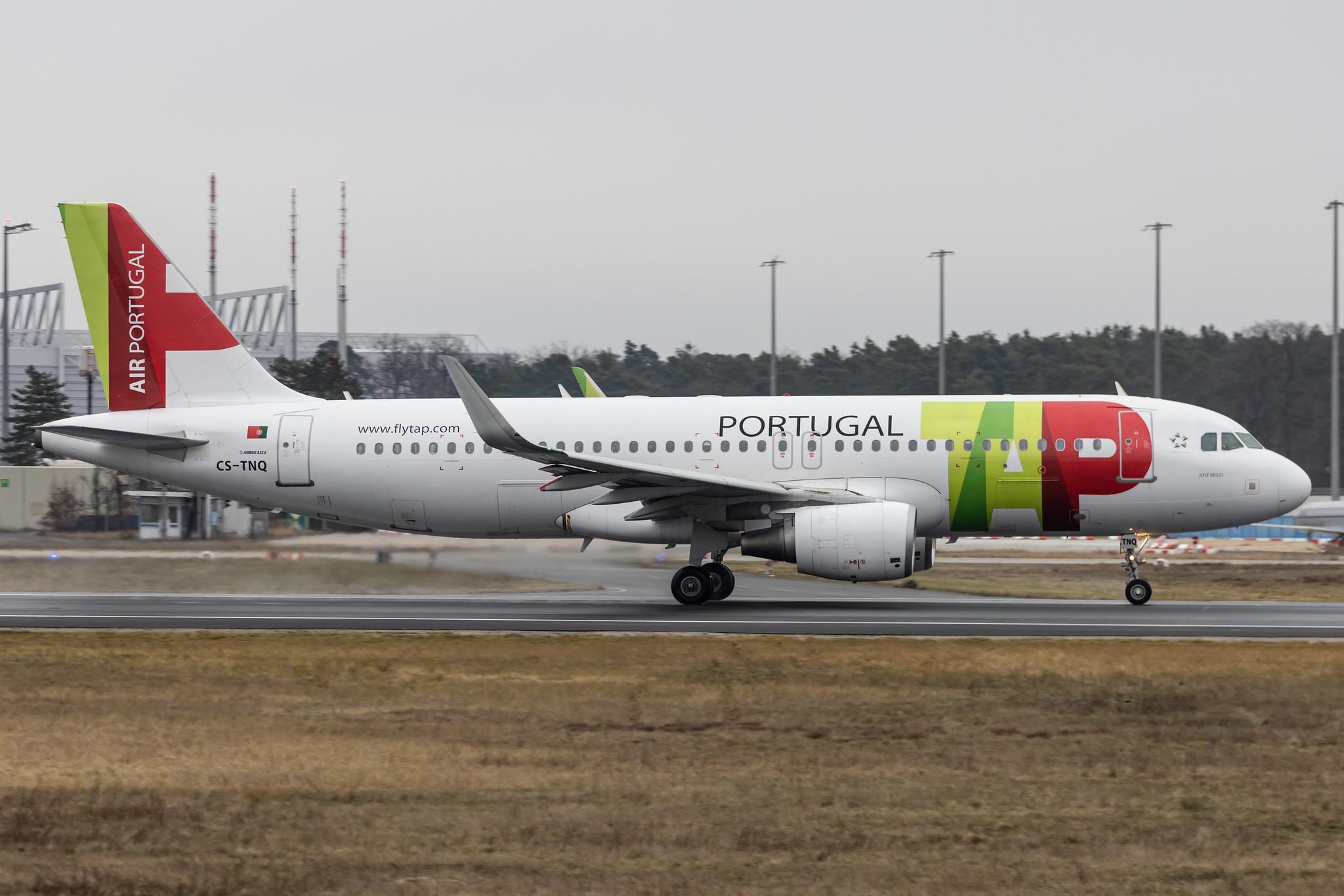Frankfurt Airport: TAP Air Portugal (TP / TAP) |  Airbus A320-214 A320 | CS-TNQ | MSN 3769