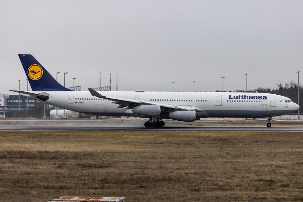 Frankfurt Airport: Lufthansa (LH / DLH) |  Airbus A340-313 A343 | D-AIGO | MSN 0233