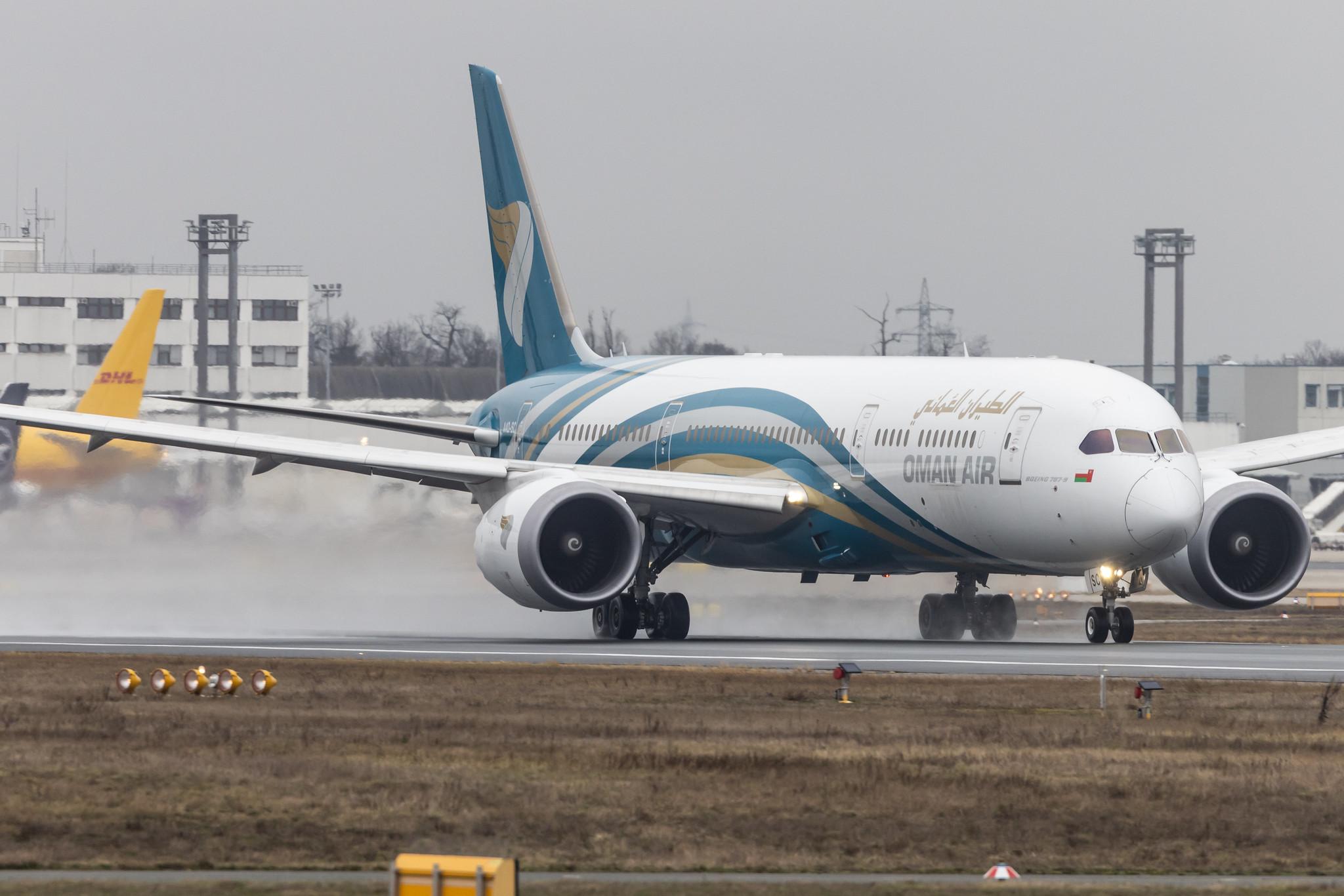 Frankfurt Airport: Oman Air (WY / OMA) |  Boeing 787-9 Dreamliner B789 | A4O-SC | MSN 37168