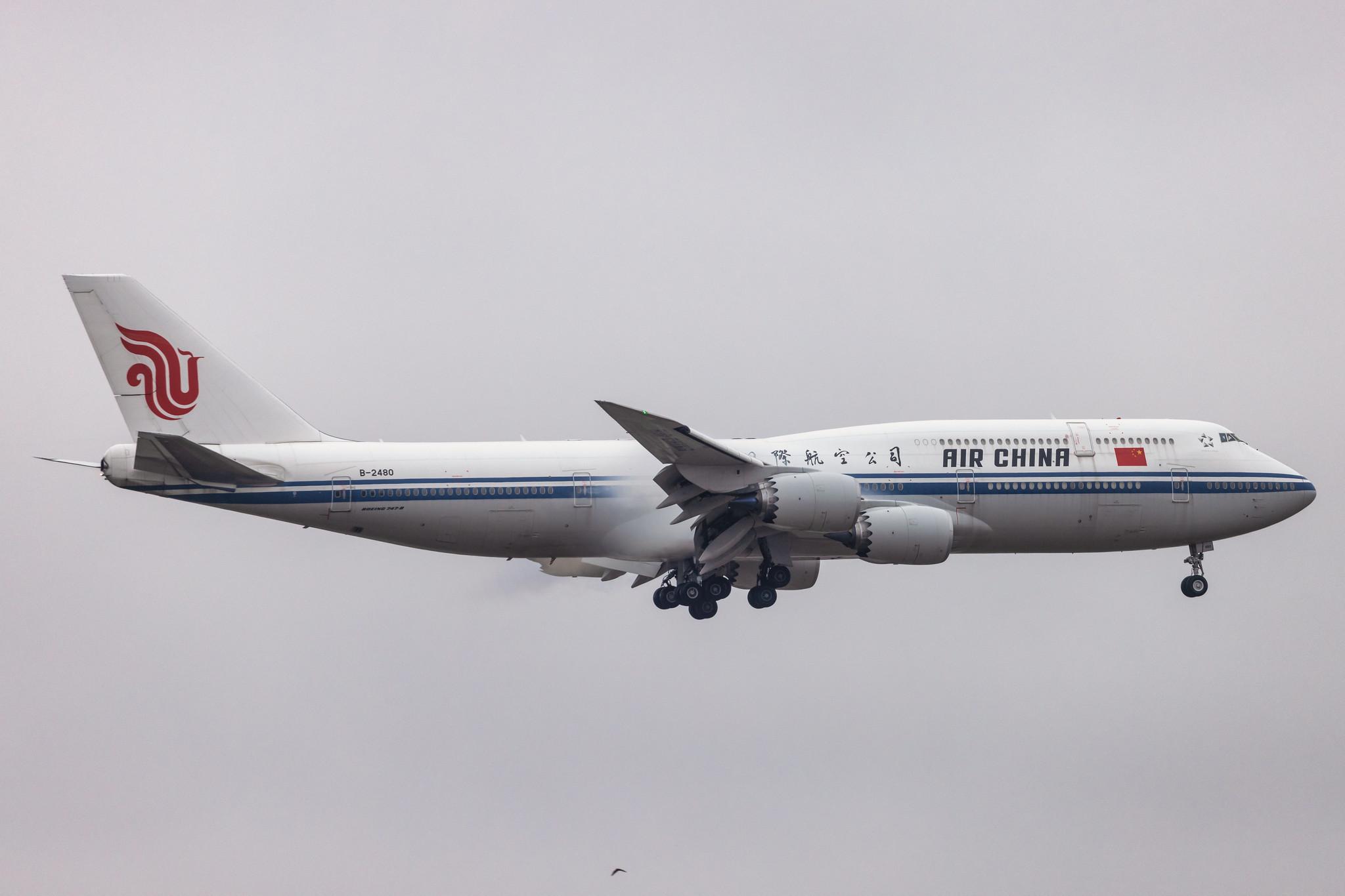 Frankfurt Airport: Air China (CA / CCA) |  Boeing 747-89L B748 | B-2480 | MSN 41194