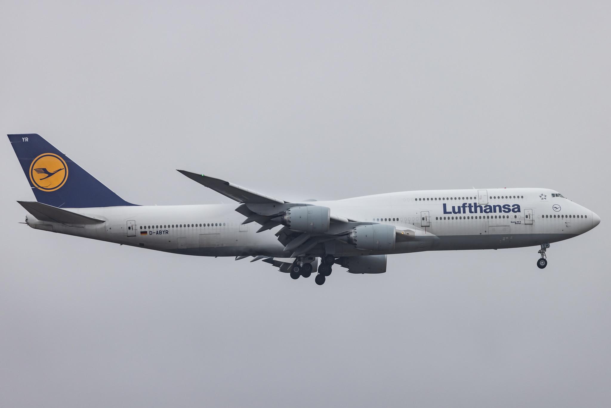 Frankfurt Airport: Lufthansa (LH / DLH) |  Boeing 747-830 B748 | D-ABYR | MSN 37842