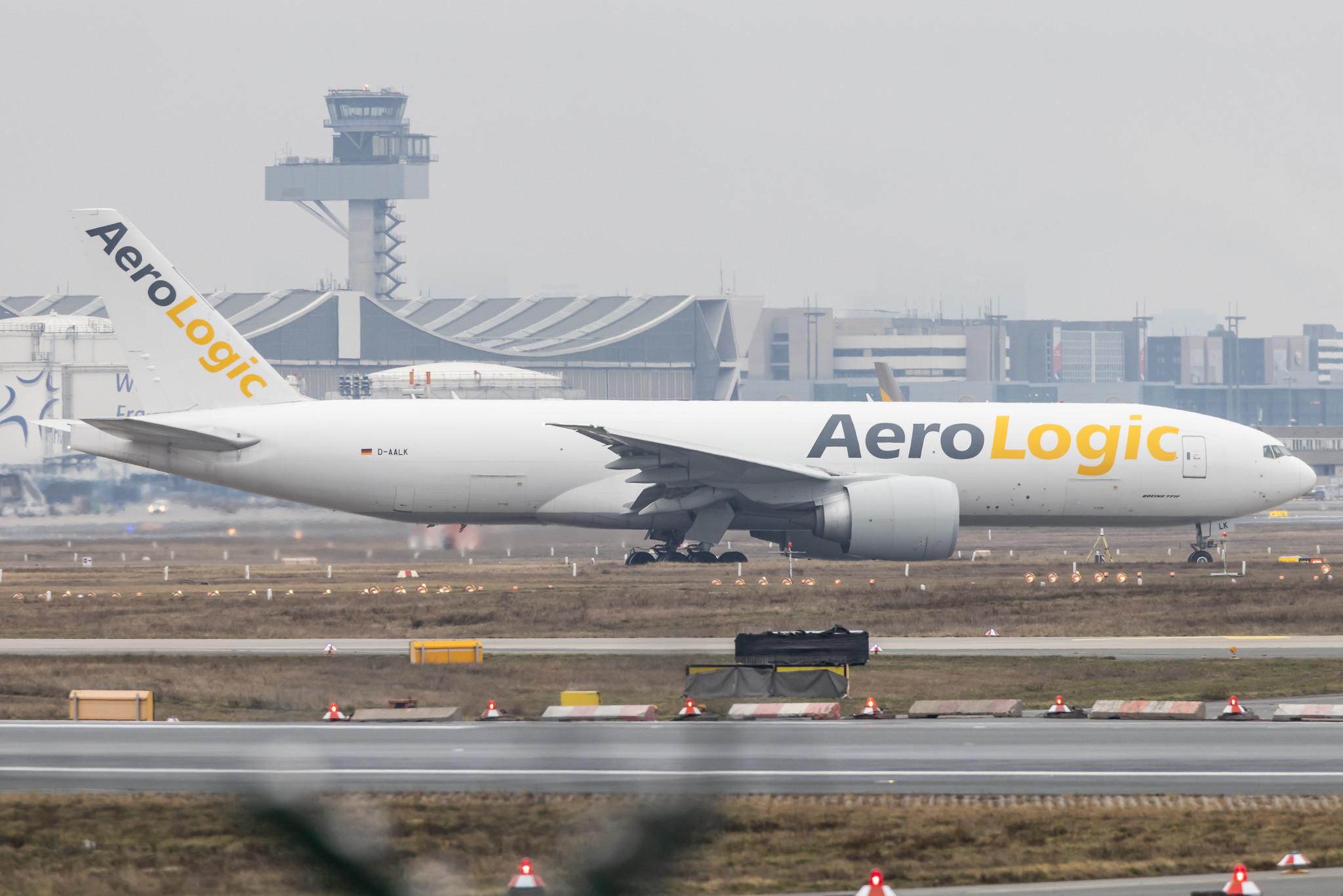 Frankfurt Airport: AeroLogic (3S / BOX) |  Boeing 777-F B77L | D-AALK | MSN 66164
