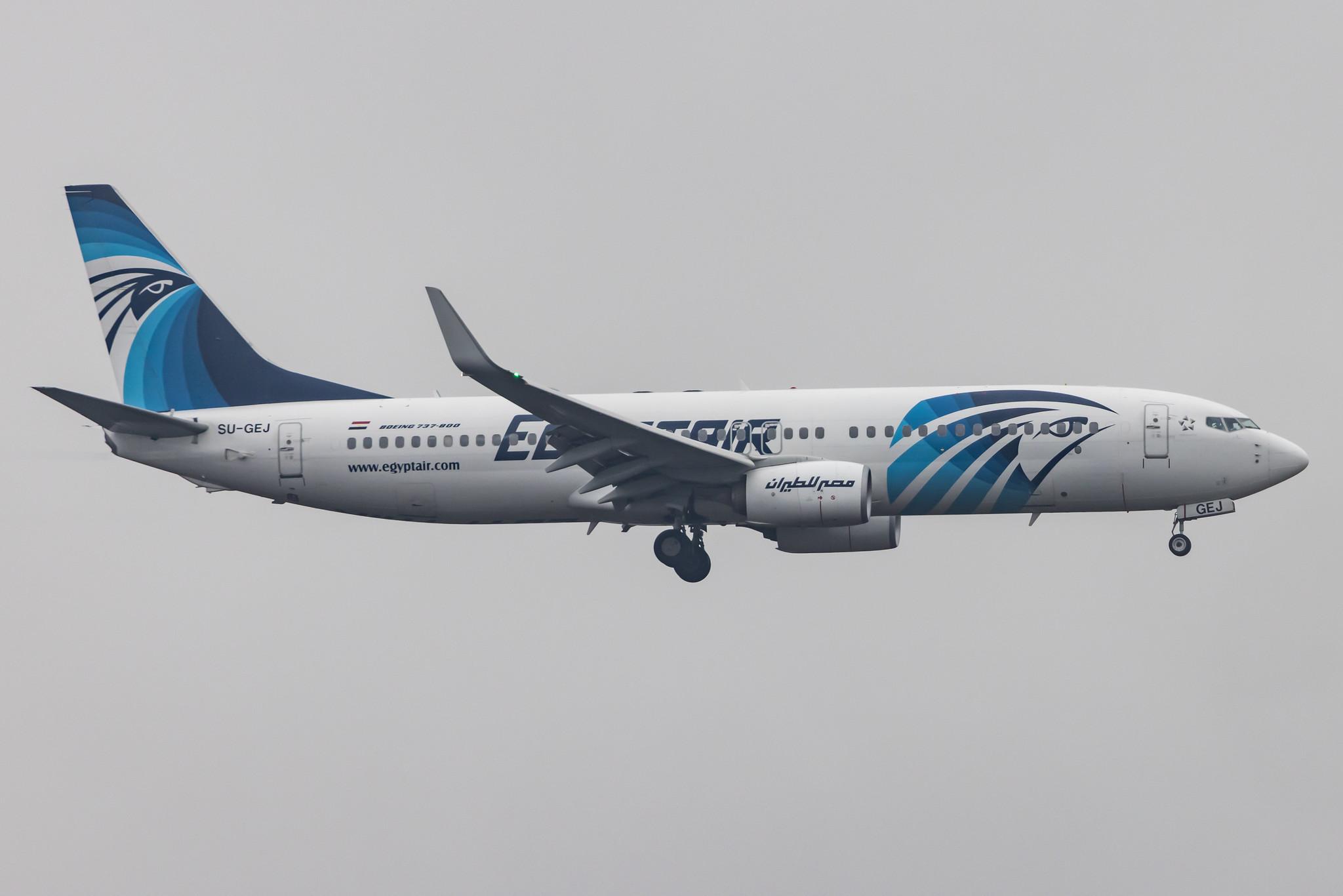 Frankfurt Airport: EgyptAir (MS / MSR) |  Boeing 737-866 B738 | SU-GEJ | MSN 63802
