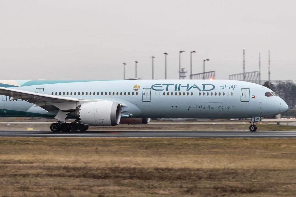 Frankfurt Airport: Etihad (EY / ETD) |  Livery: Greenliner Livery | Operator: Etihad Airways |  Boeing 787-10 Dreamliner B78X | A6-BMH | MSN 60765