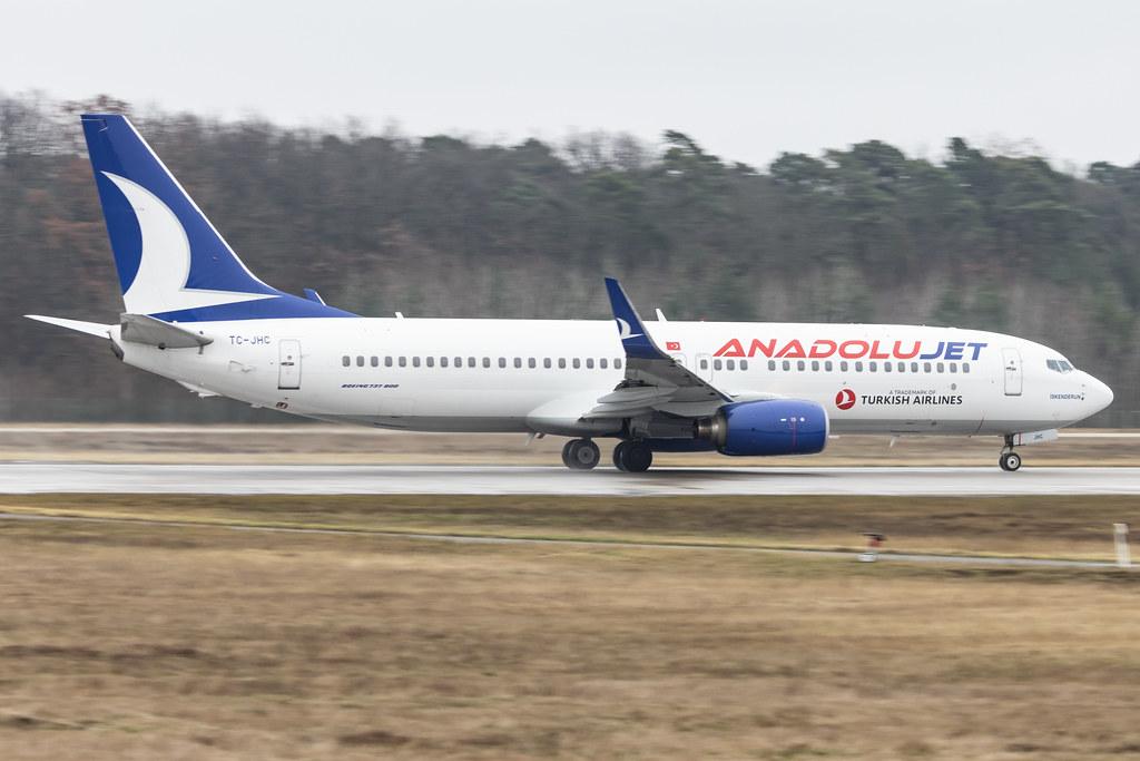 Frankfurt Airport: AnadoluJet (TK / THY) | Operator: Turkish Airlines |  Boeing 737-8F2 B738 | TC-JHC | MSN 35742