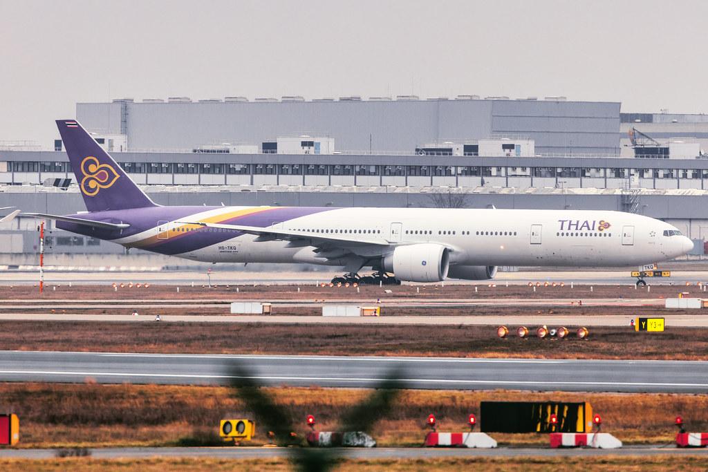 Frankfurt Airport: Thai Airways (TG / THA) |  Boeing 777-3AL(ER) B77W | HS-TKQ | MSN 41526