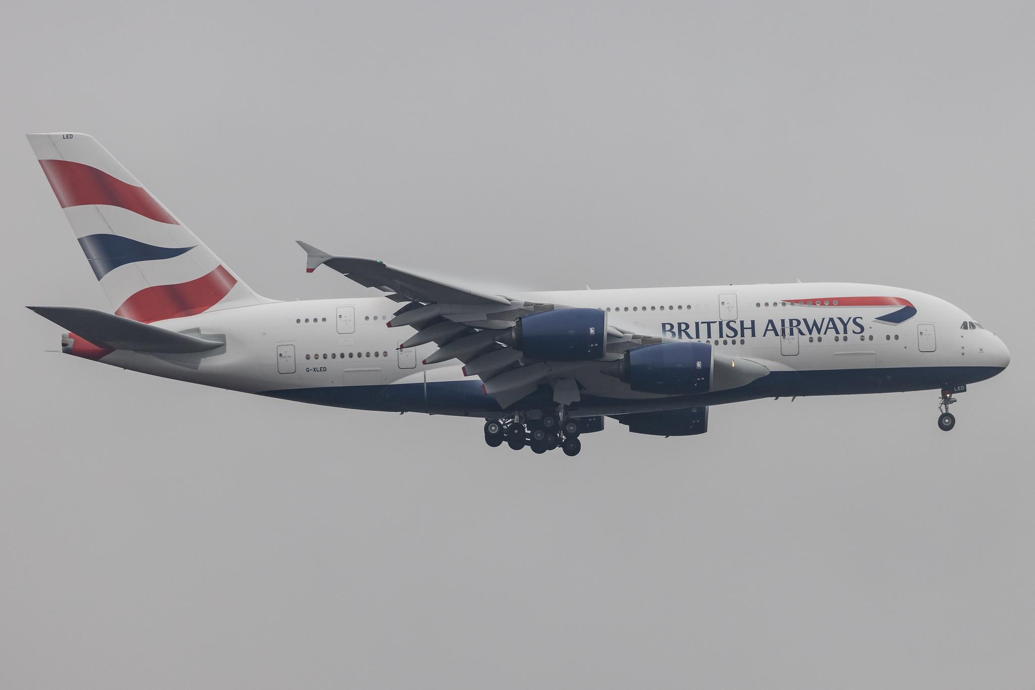 Frankfurt Airport: British Airways (BA / BAW) |  Airbus A380-841 A388 | G-XLED | MSN 144