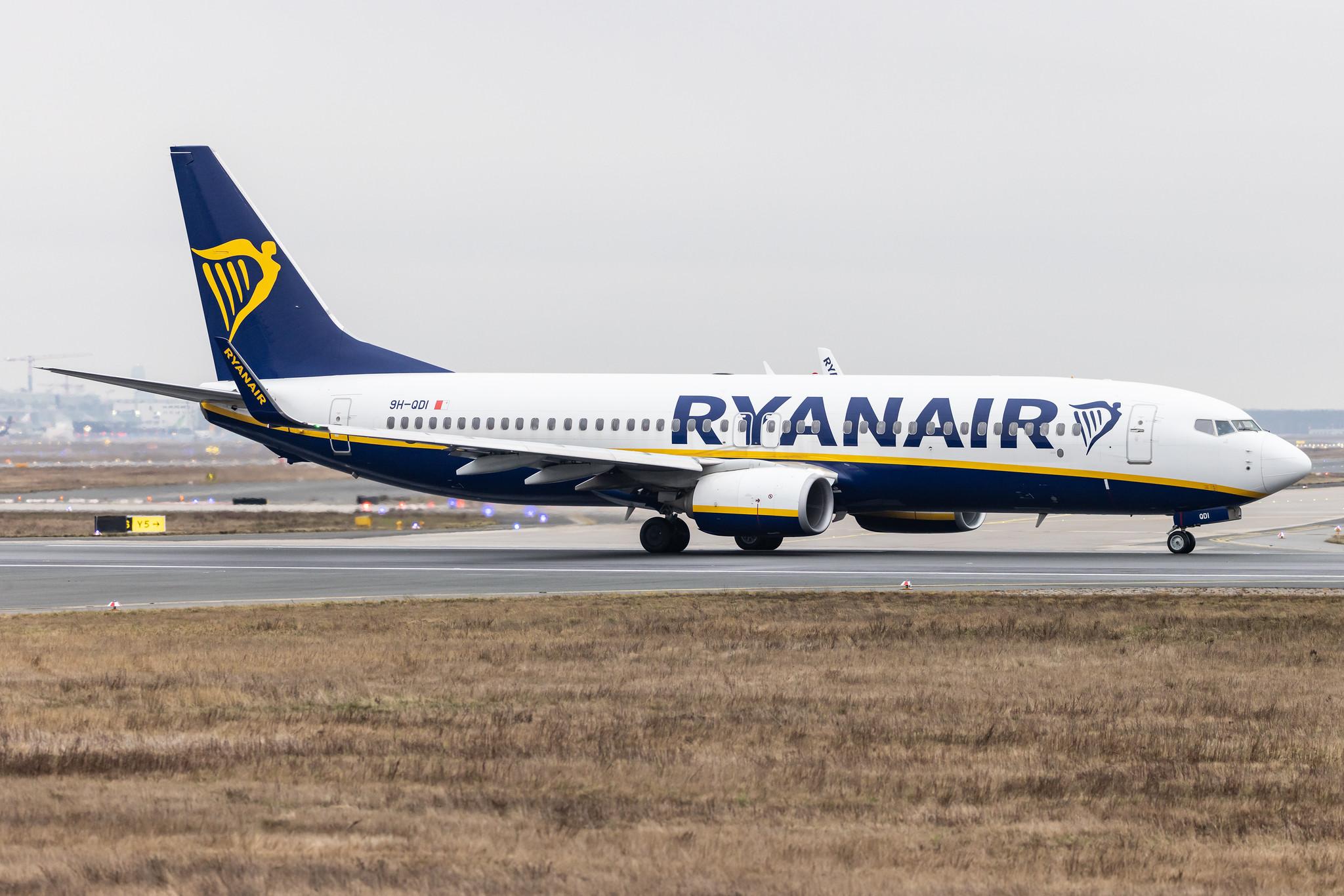 Frankfurt Airport: Ryanair (FR / RYR) | Operator: Malta Air |  Boeing 737-8AS B738 | 9H-QDI | MSN 44758