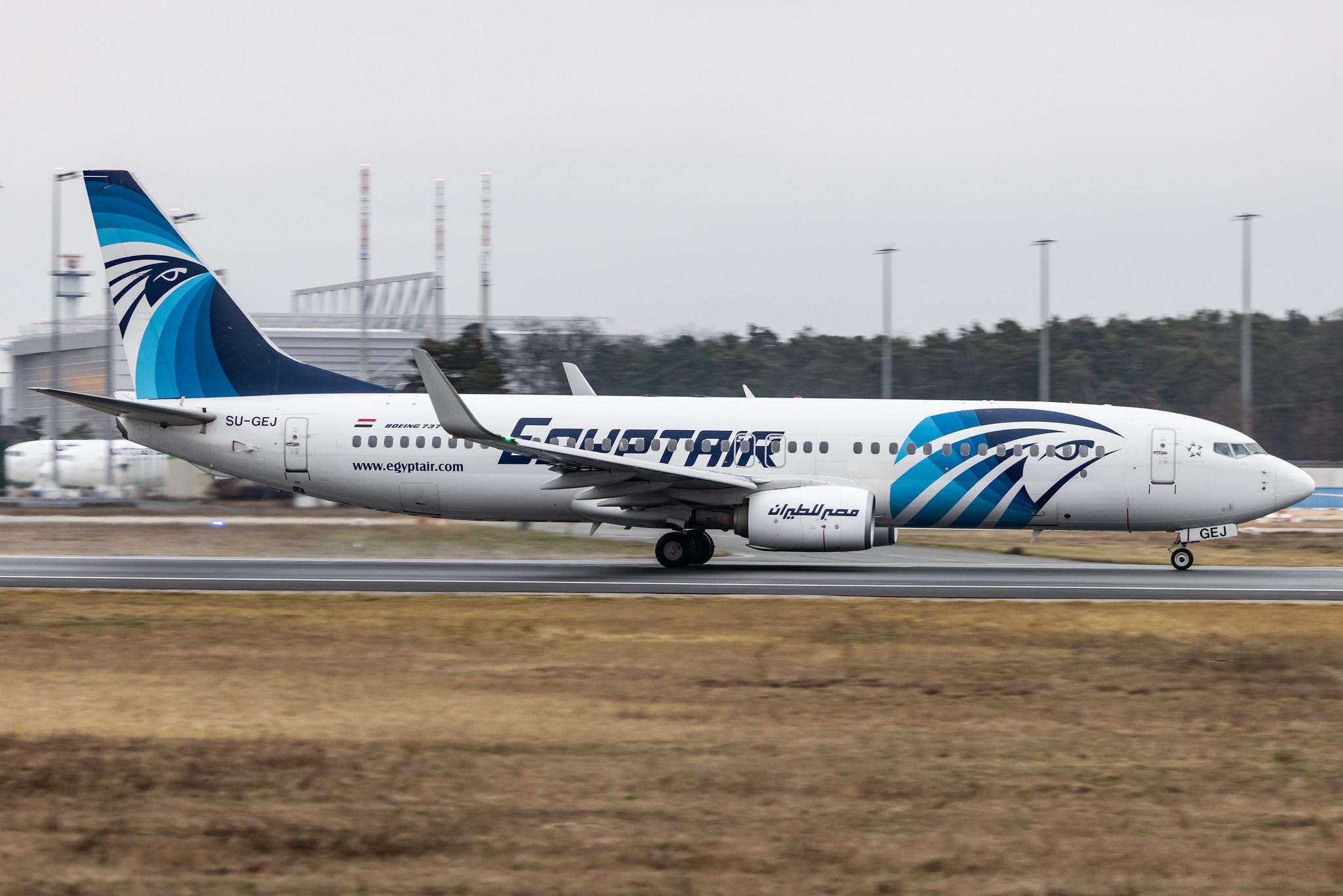 Frankfurt Airport: EgyptAir (MS / MSR) |  Boeing 737-866 B738 | SU-GEJ | MSN 63802