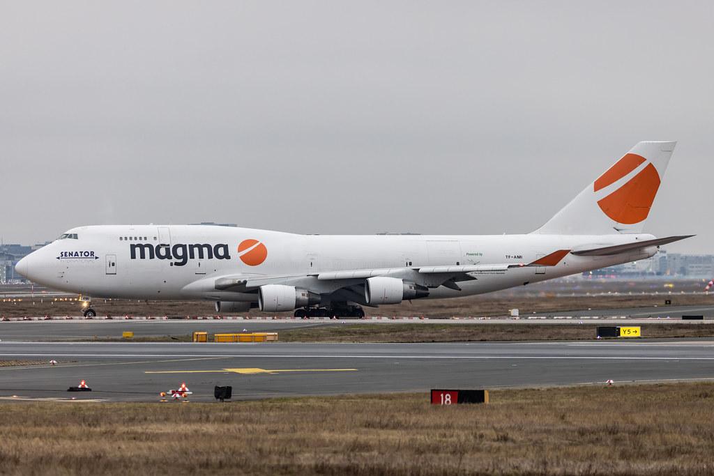 Frankfurt Airport: Magma Aviation (CC / ABD) | Operator: Air Atlanta Icelandic |  Boeing 747-412(BDSF) B744 | TF-AMI | MSN 27066