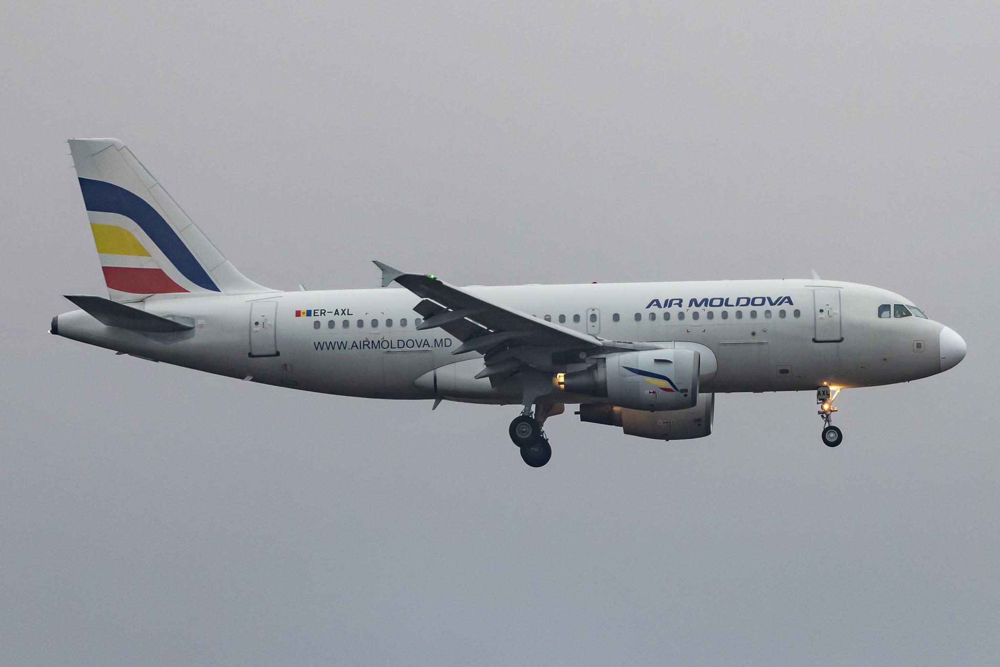 Frankfurt Airport: Air Moldova (9U / MLD) |  Airbus A319-112 A319 | ER-AXL | MSN 2849