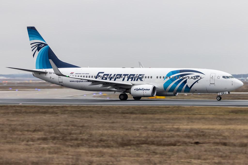 Frankfurt Airport: EgyptAir (MS / MSR) |  Boeing 737-866 B738 | SU-GEJ | MSN 63802