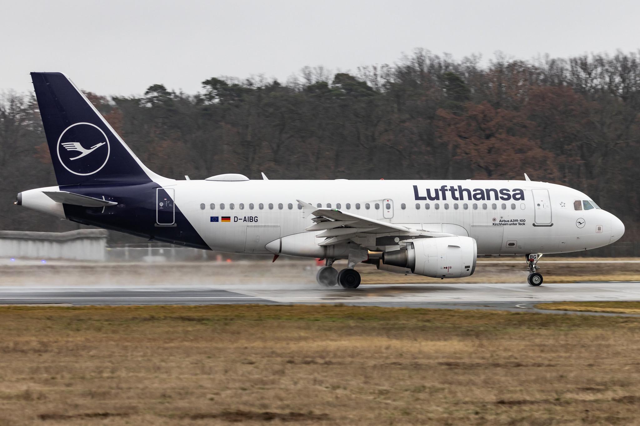Frankfurt Airport: Lufthansa (LH / DLH) |  Airbus A319-112 A319 | D-AIBG | MSN 4841