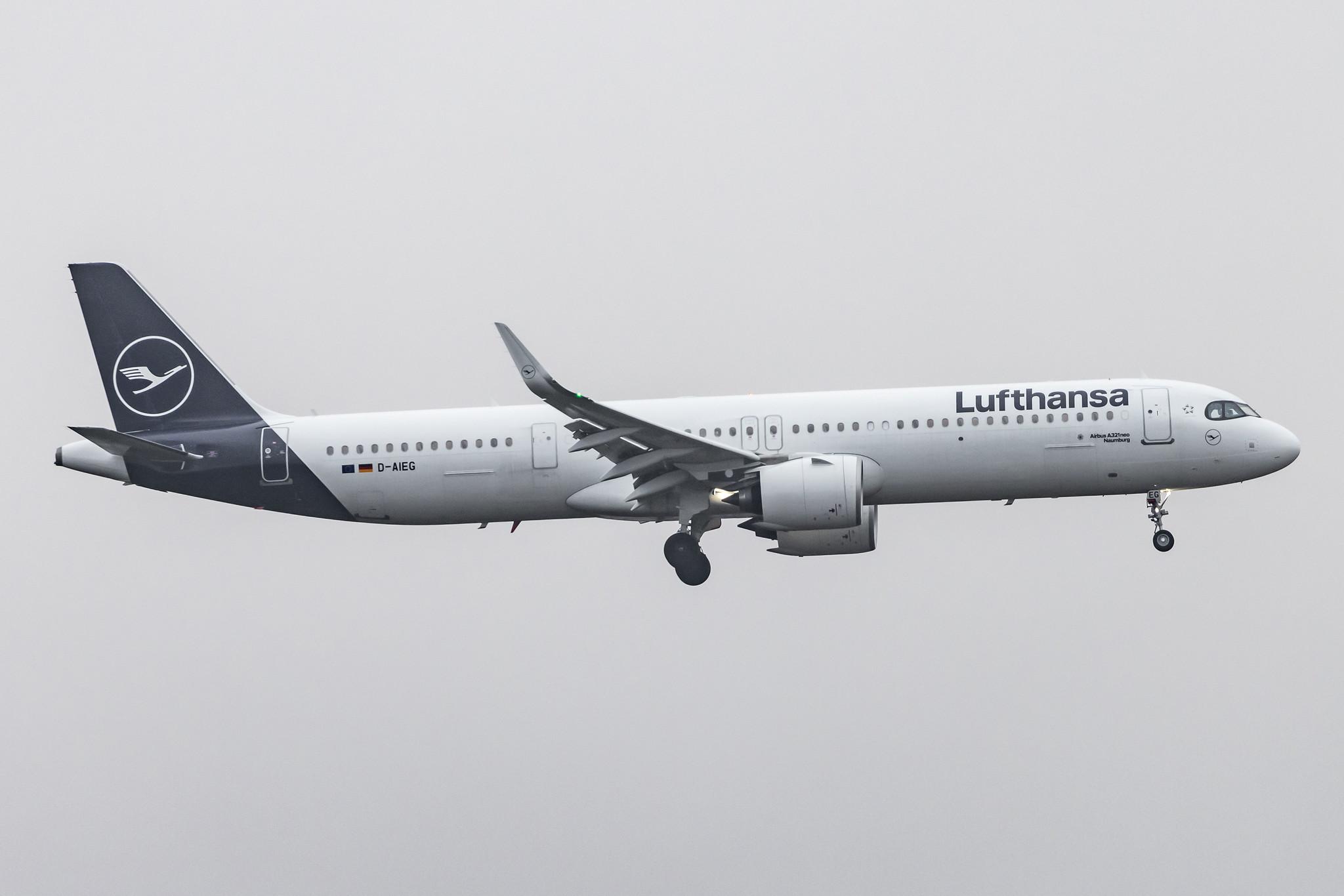 Frankfurt Airport: Lufthansa (LH / DLH) |  Airbus A321-271NX A21N | D-AIEG | MSN 10059