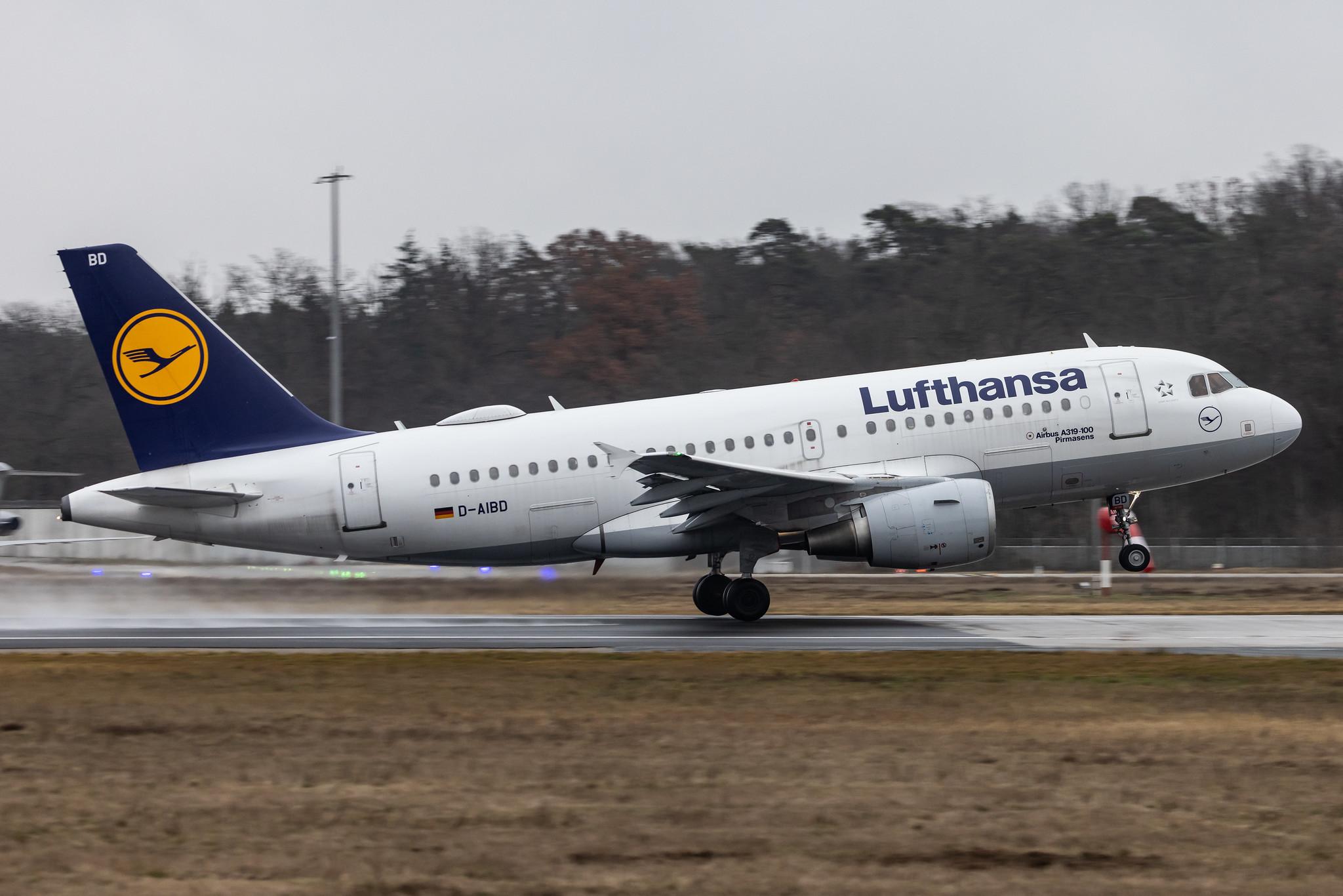 Frankfurt Airport: Lufthansa (LH / DLH) |  Airbus A319-112 A319 | D-AIBD | MSN 4455