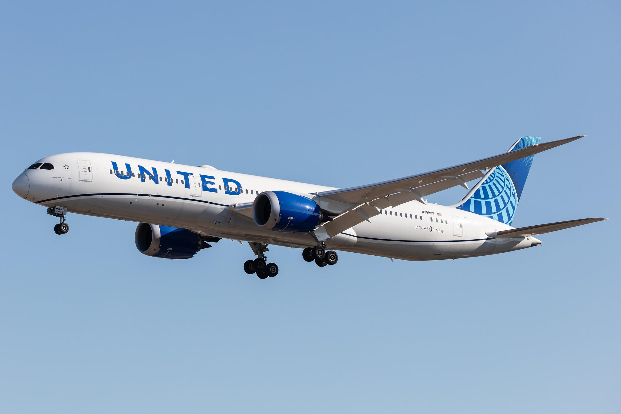 Frankfurt Airport: United Airlines (UA / UAL) |  Boeing 787-9 Dreamliner B789 | N28987 | MSN 66146