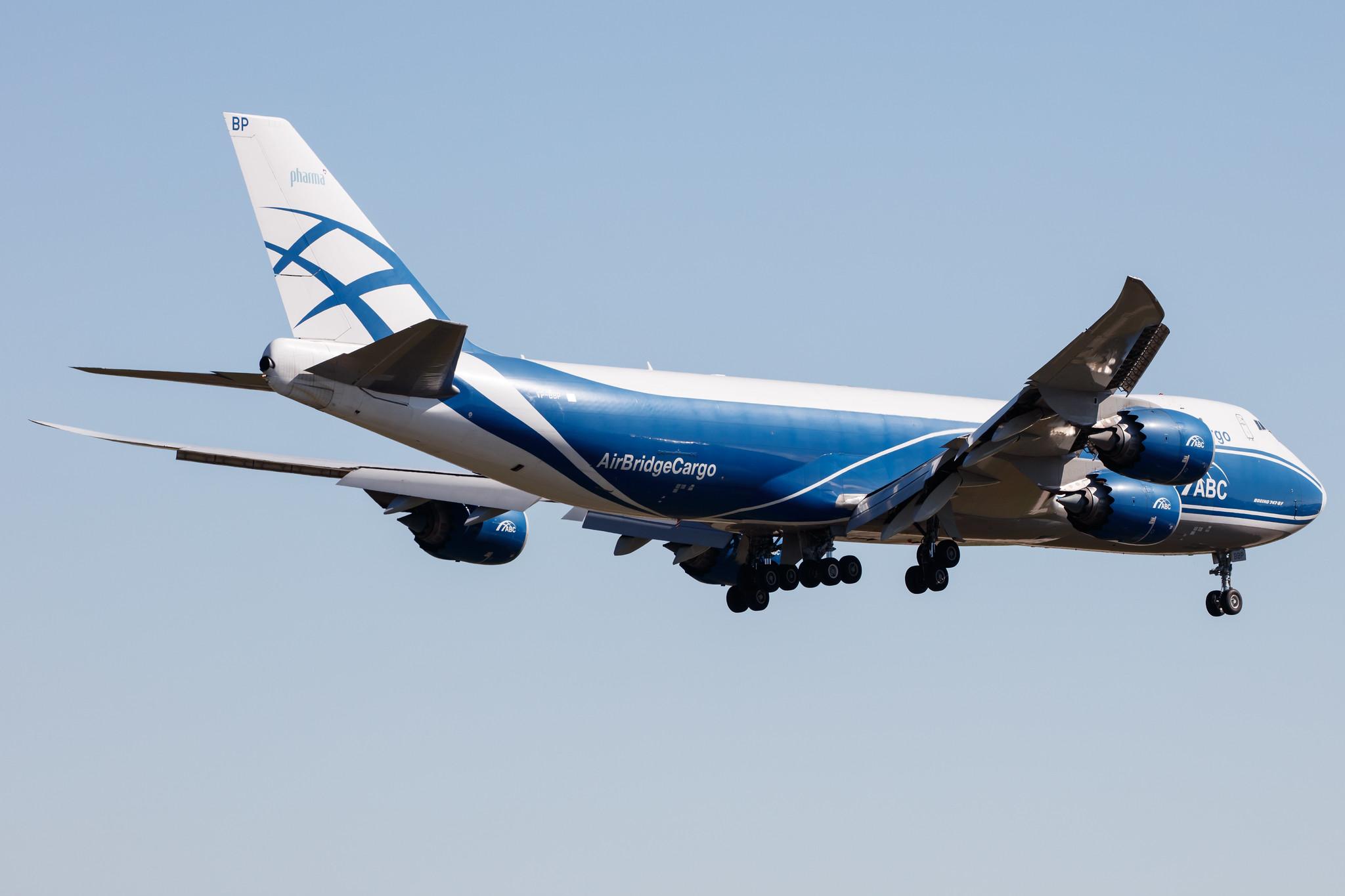 Frankfurt Airport: AirBridgeCargo (RU / ABW) | Operator: AirBridgeCargo Airlines |  Boeing 747-8HV(F) B748 | VP-BBP | MSN 63659