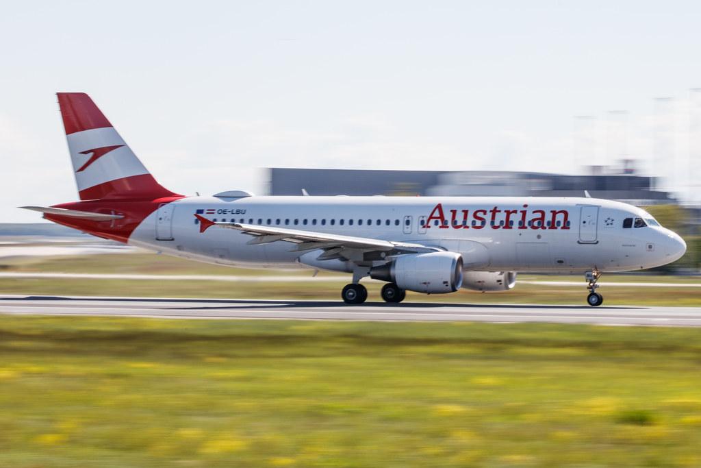 Frankfurt Airport: Austrian Airlines (OS / AUA) |  Airbus A320-214 A320 | OE-LBU | MSN 1478